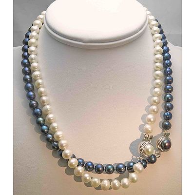 Pair of Cultured Pearl Necklaces