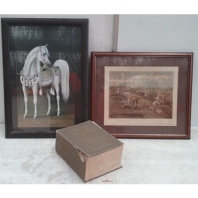 Vintage Engraving, Art Picture and Dictionary