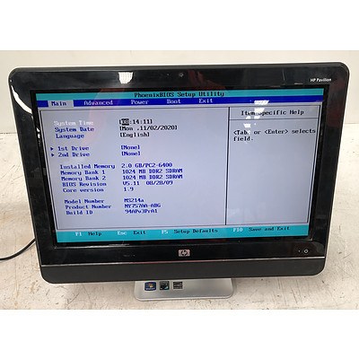 HP Pavilion (MS200) 18-Inch AMD Athlon X2 (6850e) 1.80GHz All-In-One Computer