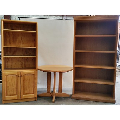 Dining Table, Hutch and Bookshelf
