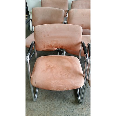 Cantilever Occasional Chairs - Lot of Eight