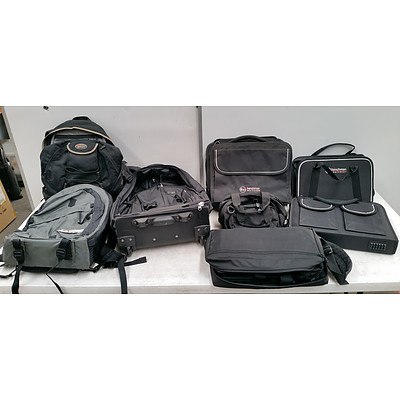 Bulk Lot Of Assorted Laptop Bags And Backpacks