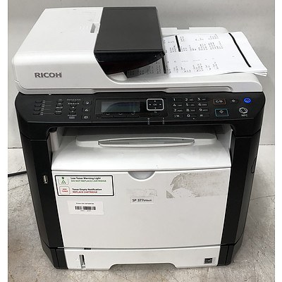 Ricoh SP 377SFNwX Black & White Multi-Function Printer