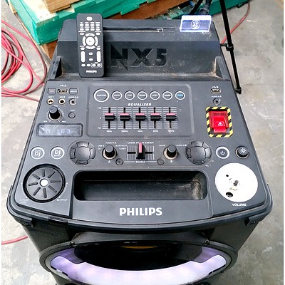 Philips NX5 Bluetooth/Karaoke Mini Hi-Fi System