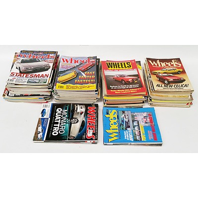 Large Collection of Wheels Magazines Ranging from 1980's - Early 2000's