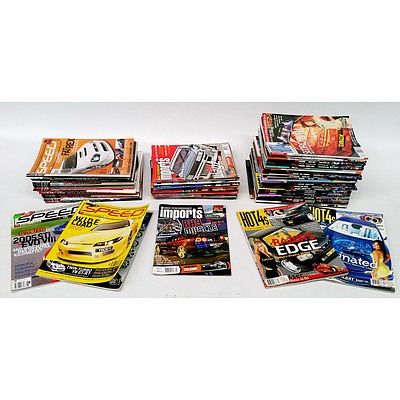 Collection of Hot4s, Imports and Speed Magazines