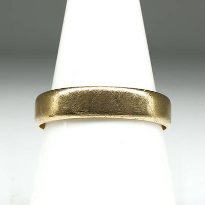 9ct Yellow Gold Wedding Ring, 3g