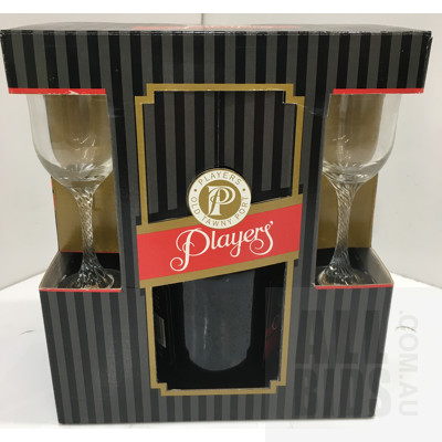 750ml Players Old Tawny Port With 2 Glasses Box Set