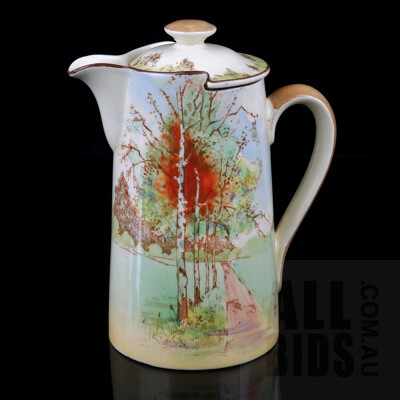 Antique Royal Doulton 'Autumn Glory' Teapot