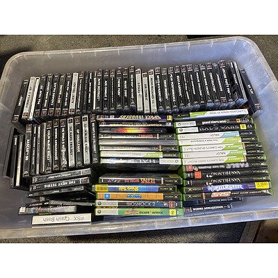 Large Group of Xbox 360, Playstation and PC Games - Approx 150
