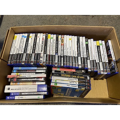 Group of PS2, PS4 and PSP Games - Approx 50