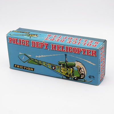 Friction Police Dep't Helicopter Made in Japan