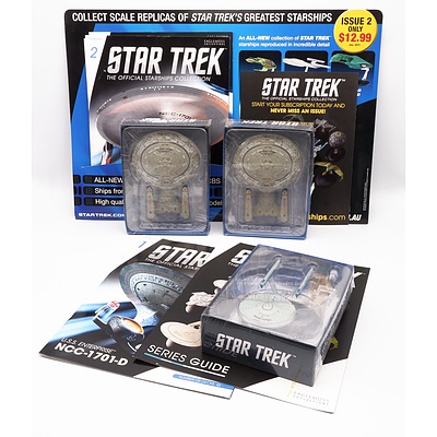 Star Trek Magazines and Vehicle Sets