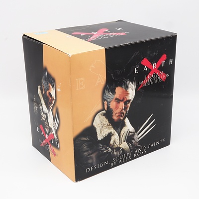 Earth X Logan Limited Edition Resin Bust by Alex Ross
