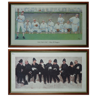 Two Framed Reproduction Prints, Lawson Wood and Judd