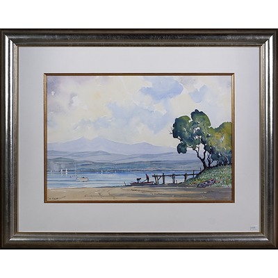 Dale Emon, Lakeside, Watercolour