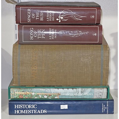 Five Various Books, Including Historic Homesteads