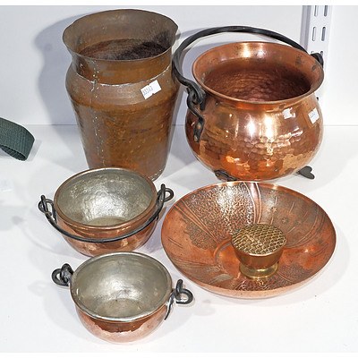 Collection of Vintage Copper Wares