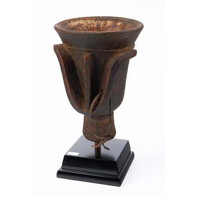 Wooden Milk Funnel - Mwila Tribe, Southern Angola