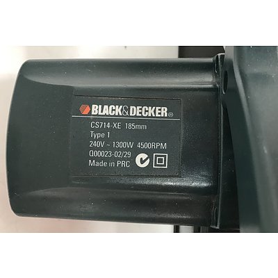 Black&Decker CS714-XE 185mm Circular Saw
