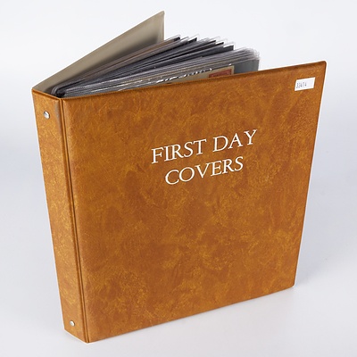 Australian First Day Cover and Envelope Album, Including Pre Decimal