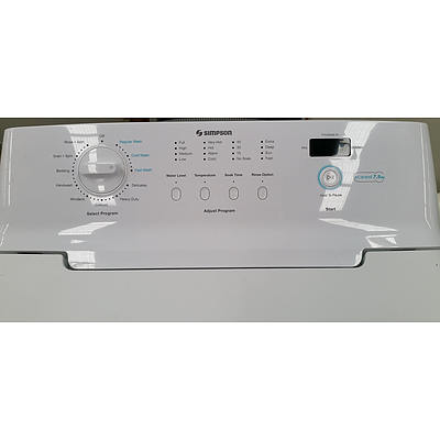 Simpson EZI Set 7.5Kg Top-Loader Washing Machine