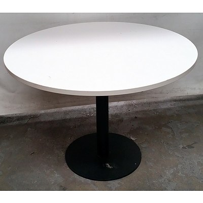 Circle Office Tables -Lot Of Two
