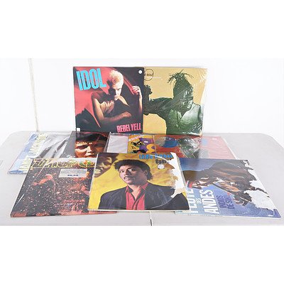 Quantity of Approximately 10 x Vinyl 12 Inch Records Including Soul II Soul, Billy Idol and More