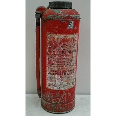 Vintage Autosprink Fire Extinguisher
