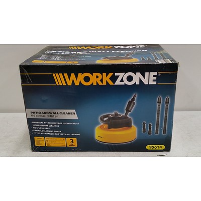 Workzone Patio and Wall Cleaner With Universal Attachment - New