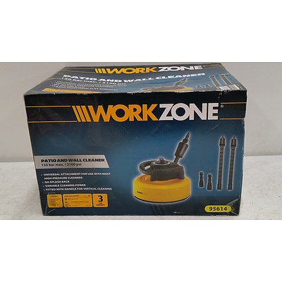Workzone Patio and Wall Cleaner With Universal Attachment - New