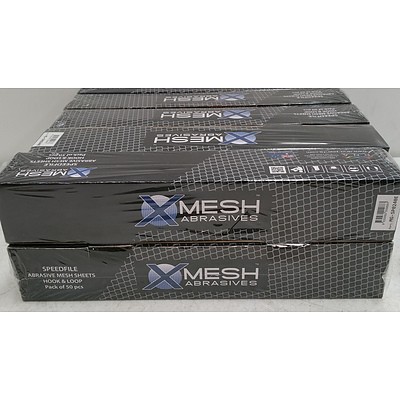 XMesh Abrasive Sheets 70 x 420mm - Lot of 10 Packs - New