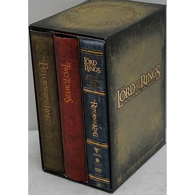 Lord of The Rings DVD Movies Trilogy Boxed Set