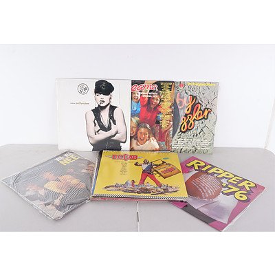 Quantity of Approximately 12 x Vinyl 12 Inch Records Including Madonna, Ripper 76, Wa Wa Ne and More