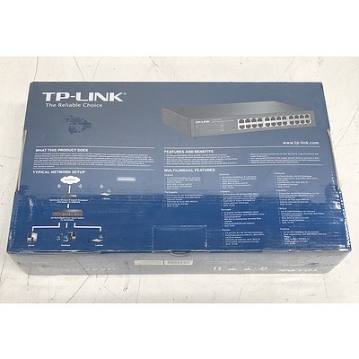 TP-Link (TL-SG1024DE) 24-Port Gigabit Easy Smart Switch *Brand New