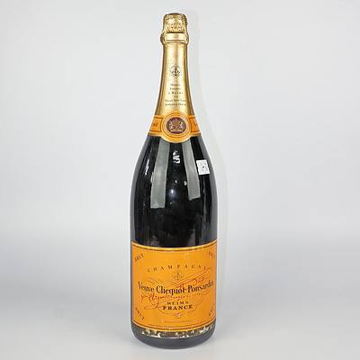 Vintage Veuve Clicquot Bicentenary 1772-1972 Brut Yellow Label One Jeroboam (3 Litre) Champagne, Unopened