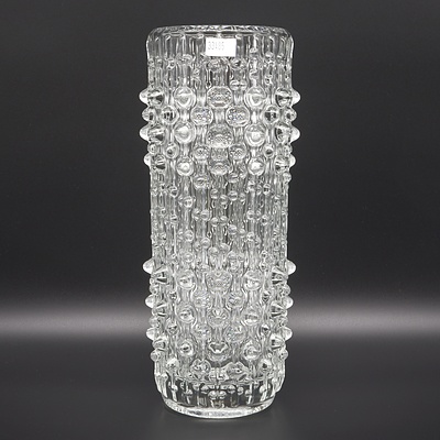 Mid Century Scandinavian Art Glass Vase