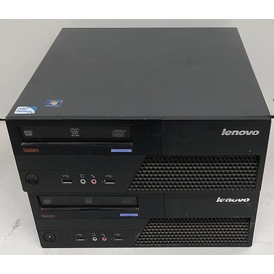 Lenovo ThinkCentre (7360-CU7) Intel Pentium CPU Computer - Lot of Two