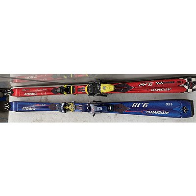 Sets Of Atomic Skis- Lot Of Two
