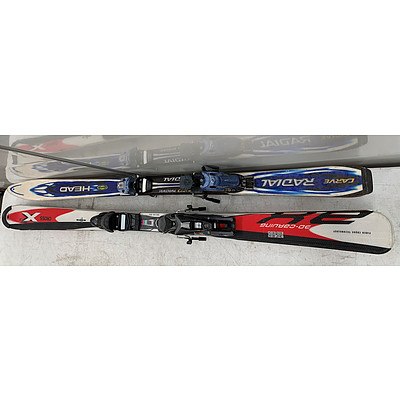 Sets Of Head And Cross Skis- Lot Of Two