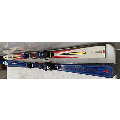Sets Of Atomic And Blizzard Skis- Lot Of Two