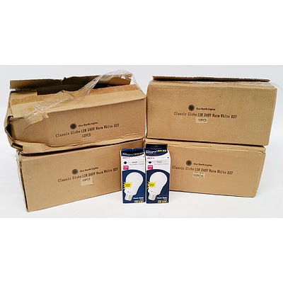 Group of Our Earth Lights Classic Candle 13W 240V Warm White E27 Light Bulbs