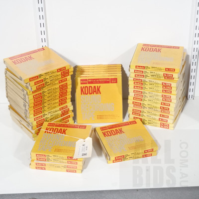 Approximately 42 Vintage Kodak 21P18 1800 ft. on 1/4 in. x 1 mil Polyester Base Sound Recording Tapes