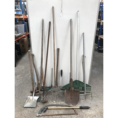 Large Collection Of Garden Tools