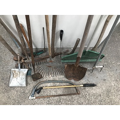 Large Collection Of Garden Tools