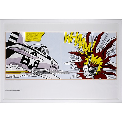 Framed Lichtenstein Art Poster