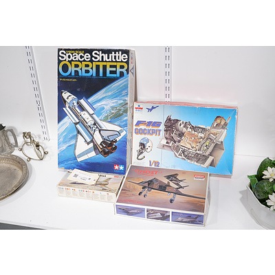 Four Various Aircraft Scale Model Kits