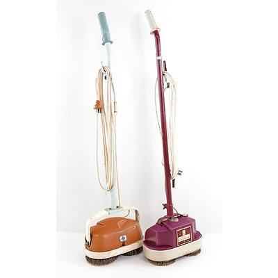 Two Vintage Electric Floor Polishers - PYE and H. G. Palmer