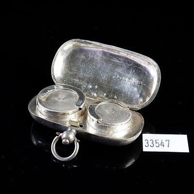 Edwardian Sterling Silver Sovereign Case, Chester, 1908