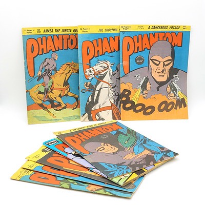 Eight Vintage Phantom Comics, 881, 882, 886, 887, 891A, 894, 895, 898